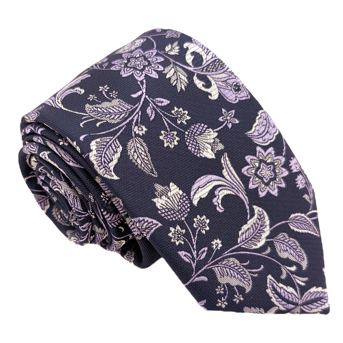 Cool Lilac Damask Wedding Swatch