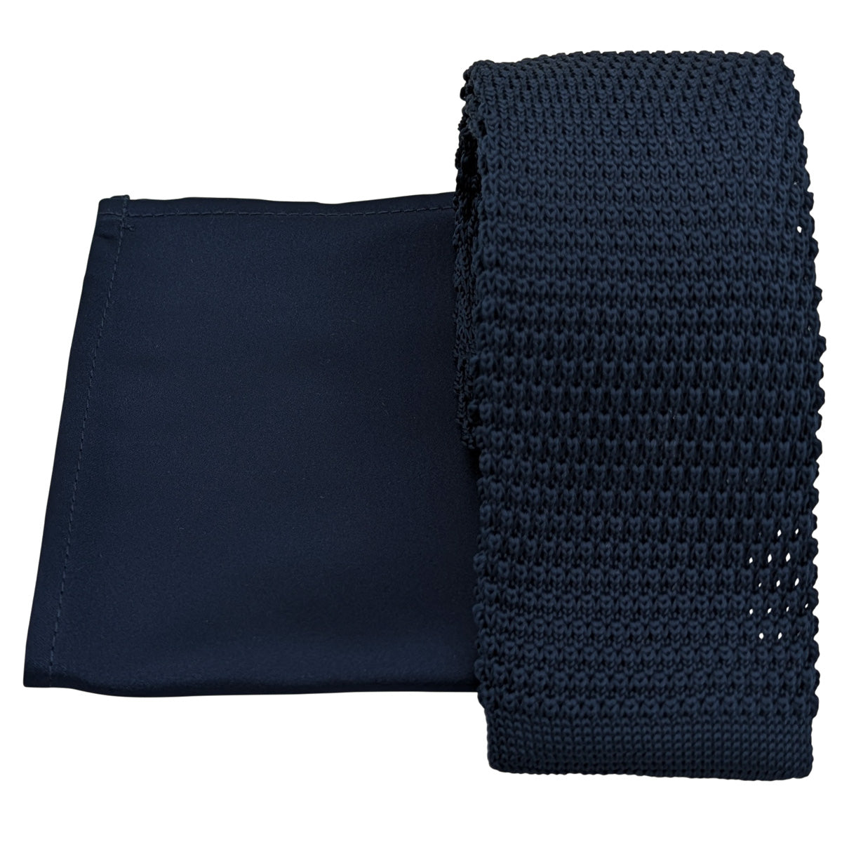 Mix and Match - Prussian Blue Knit & Satin Wedding Set