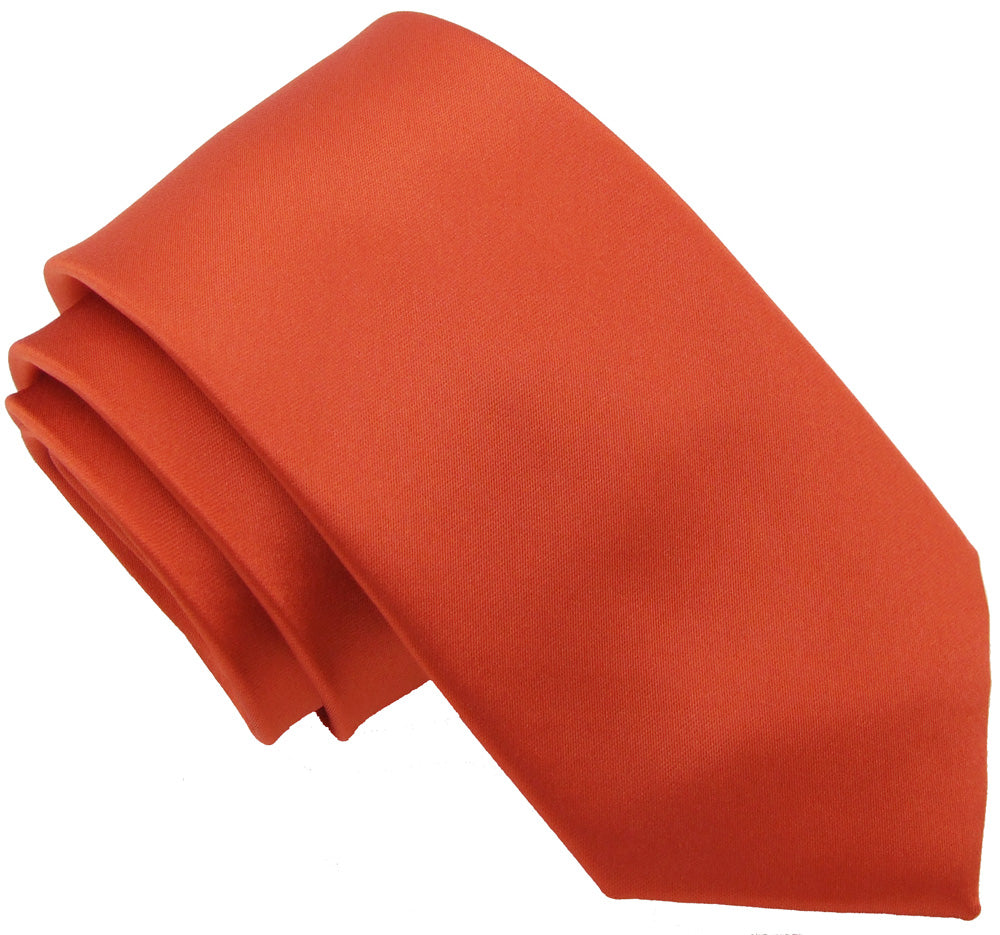 Matching Tie Swatch - Burnt Orange Dress from Victoria Lou Bridal