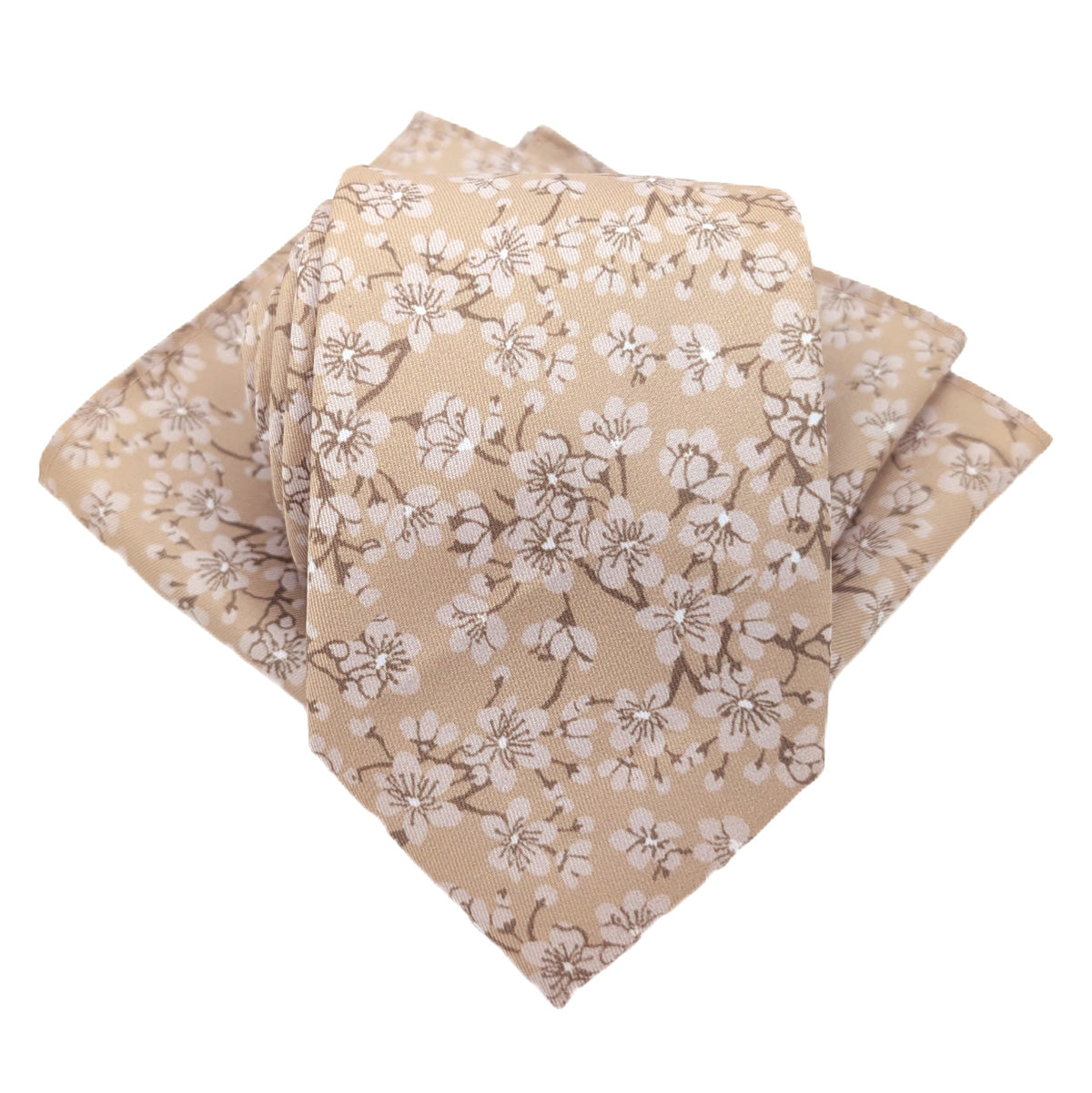 Champagne Blossom Pocket Square