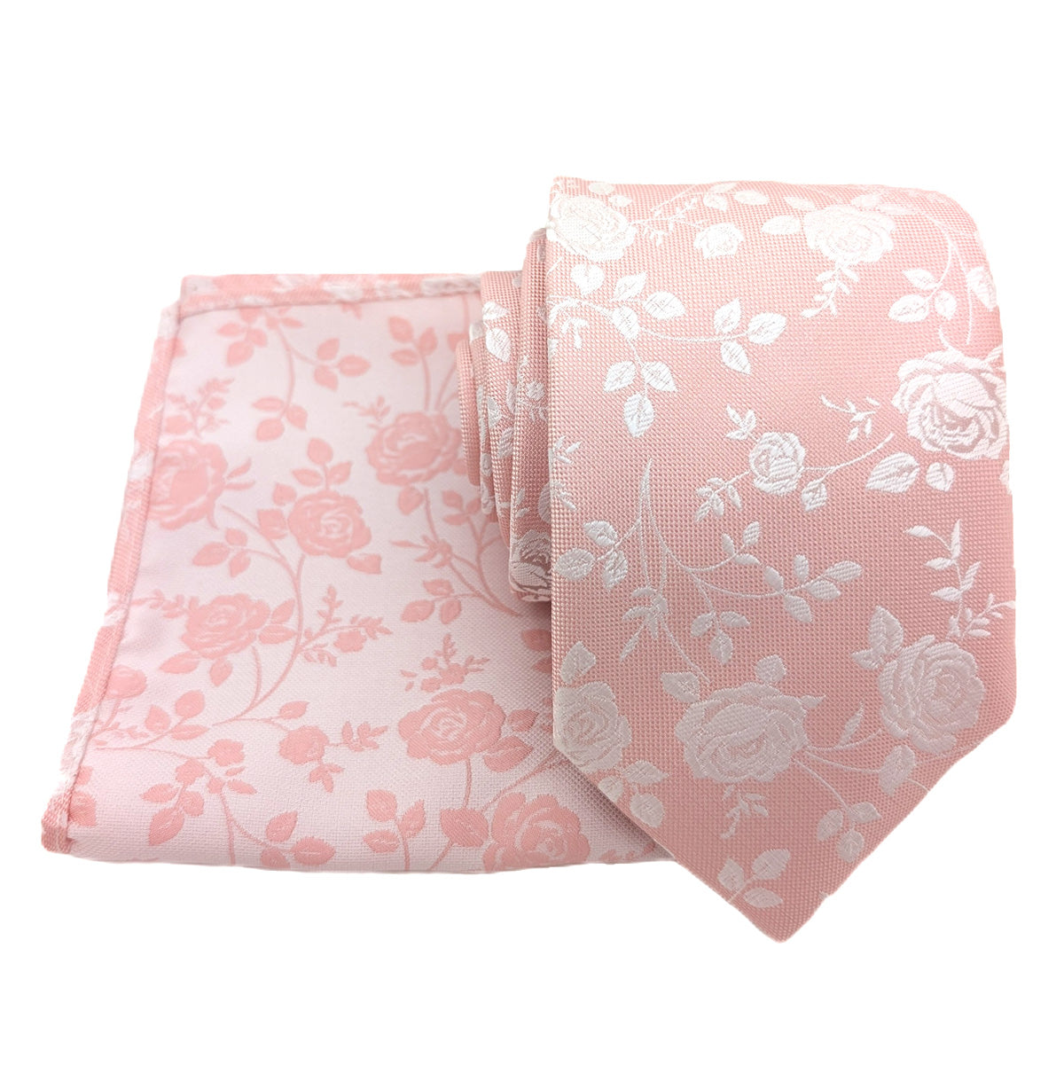 Pink Rose Petals Pocket Square