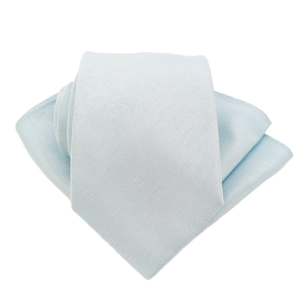 Mint Blue Shantung Wedding Tie