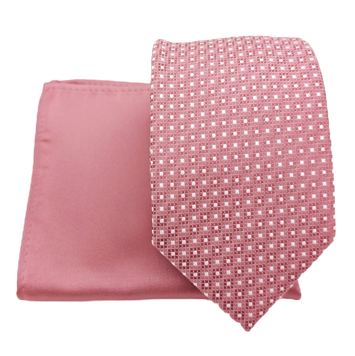 Mix and Match - Desert Rose Patterned & Desert Rose Wedding Tie Set