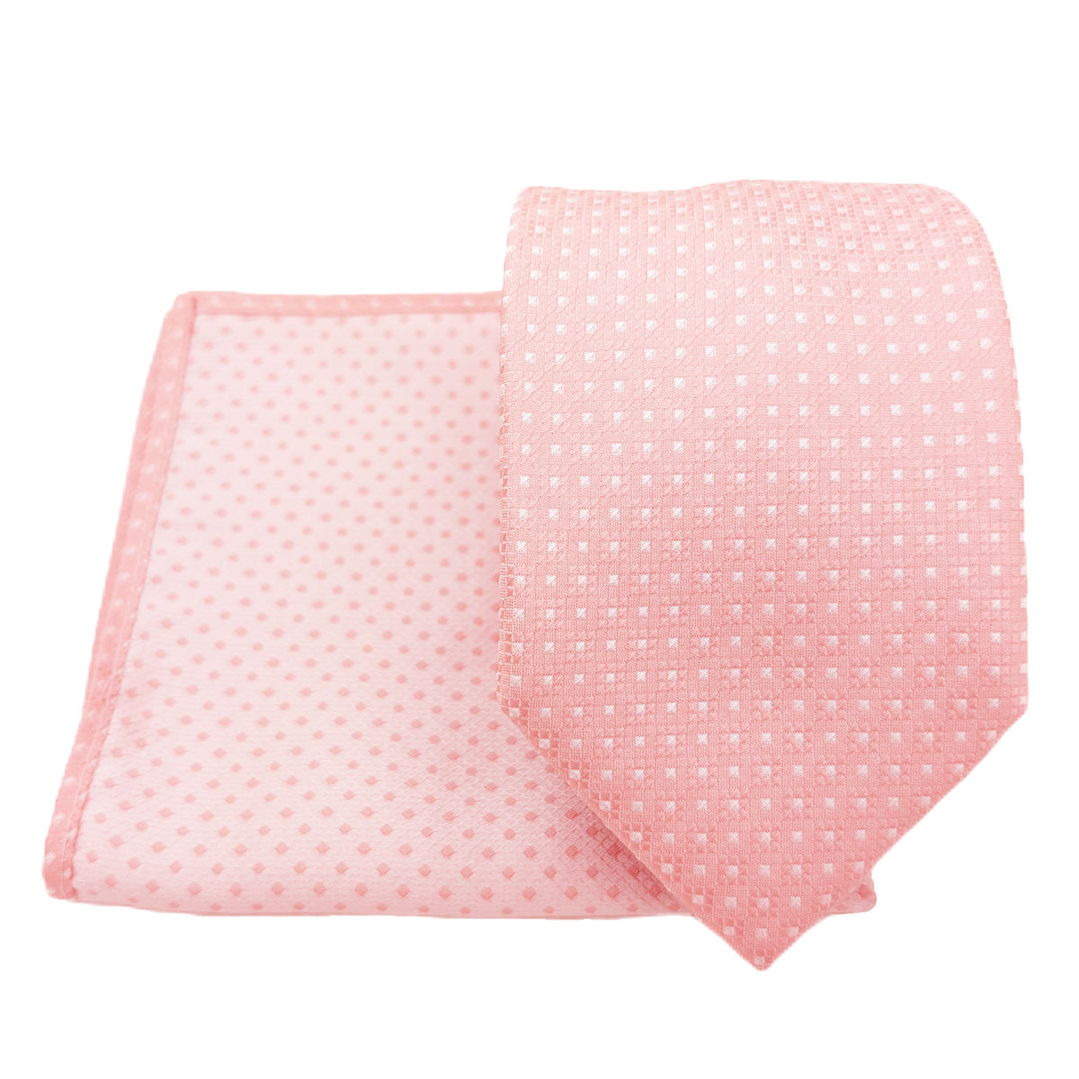Rose Pink Diamonds Pocket Square