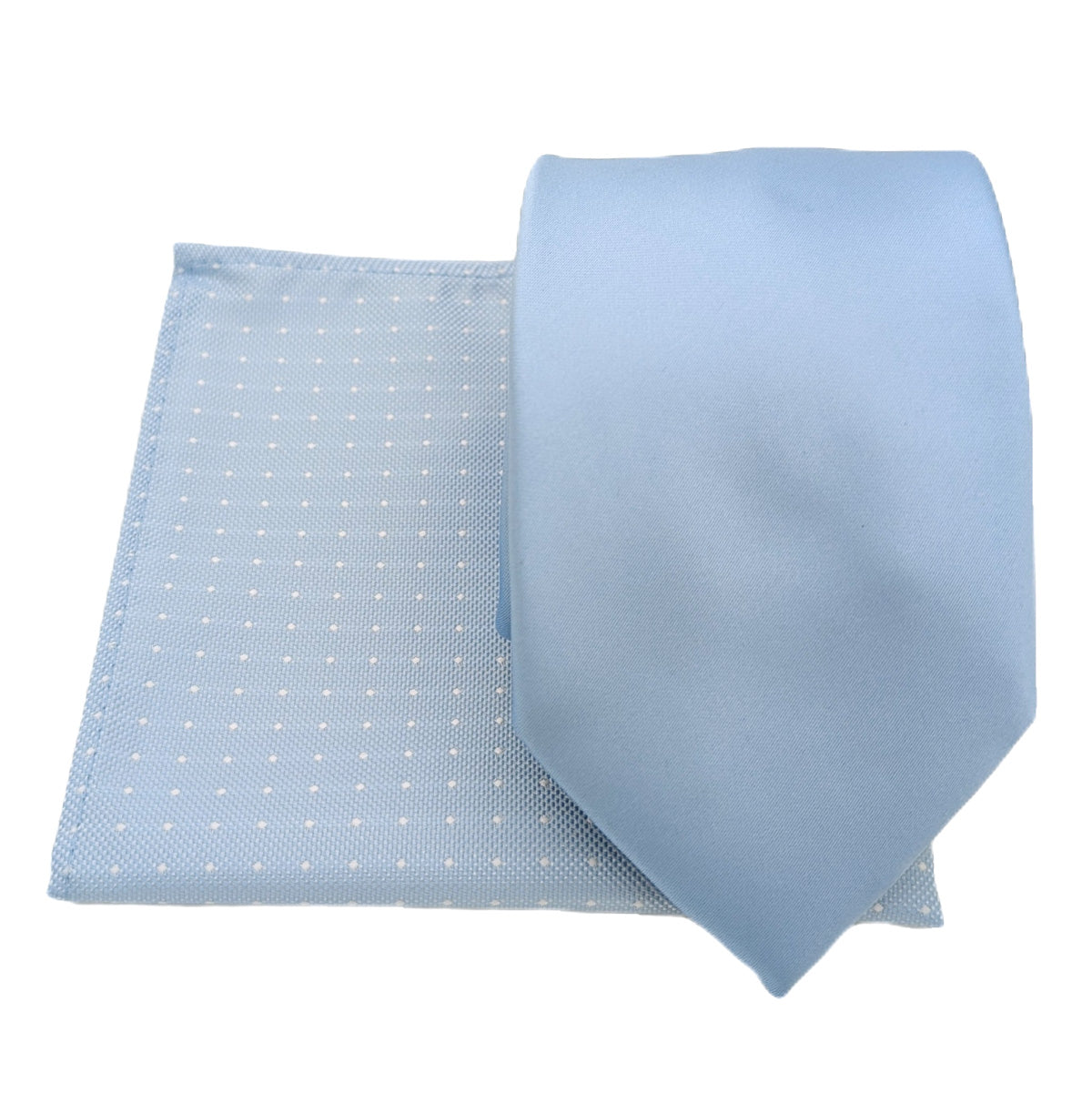 Mix and Match - Blue Patterned & Blue Wedding Tie Set