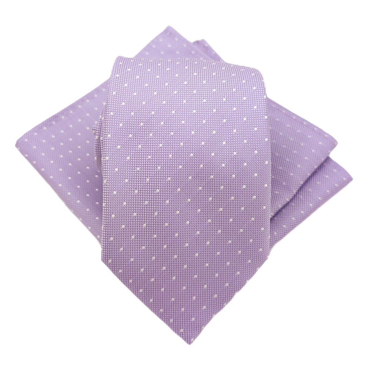 Cool Lilac Pin Dots Wedding Swatch