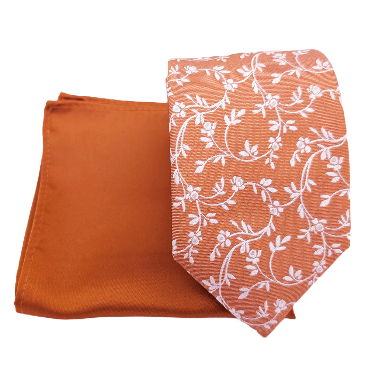 Mix and Match - Spice Patterned & Spice Wedding Tie Set