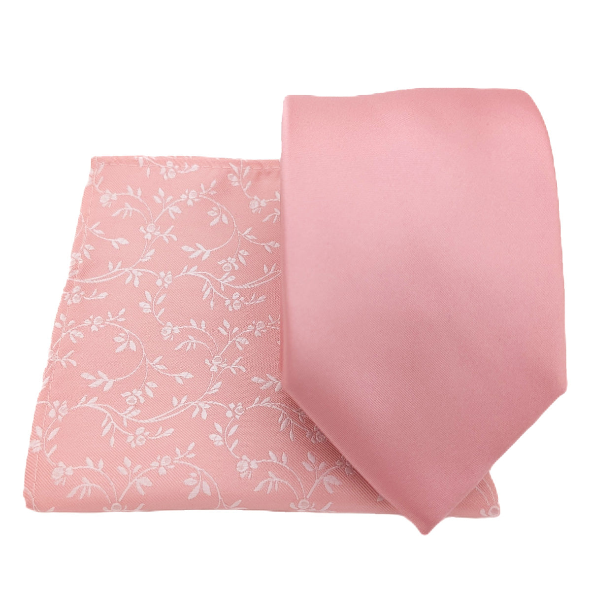 Rose Pink Leaves Pocket Square