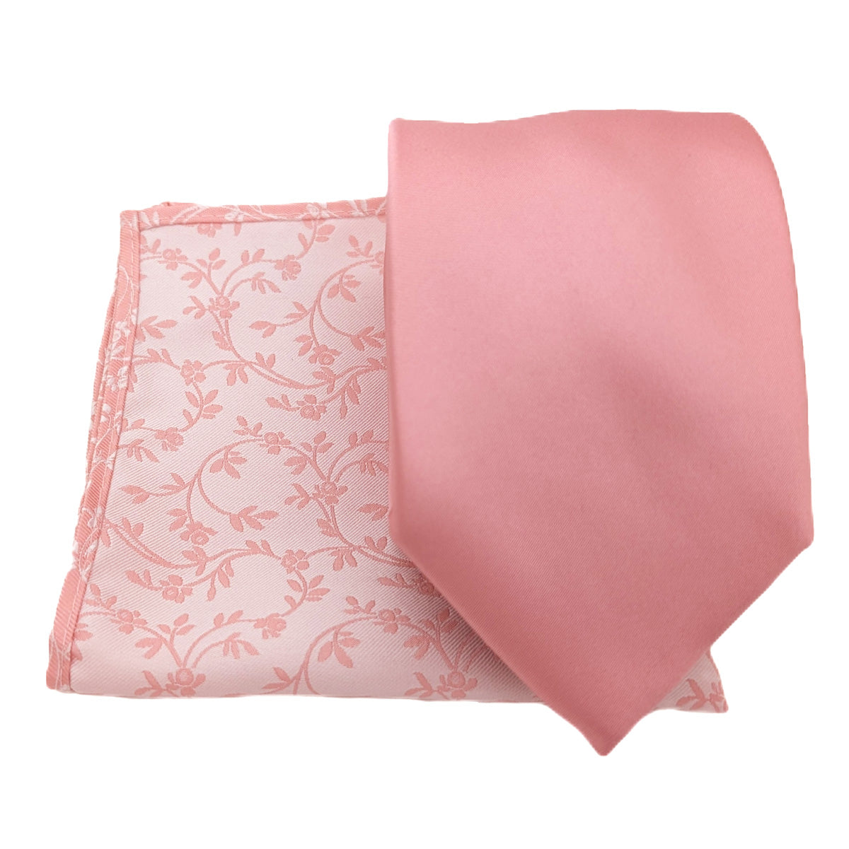 Mix and Match - Pink Patterned & Pink Wedding Tie Set
