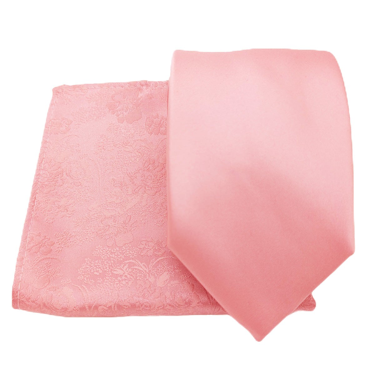 Rose Pink Floral Pocket Square