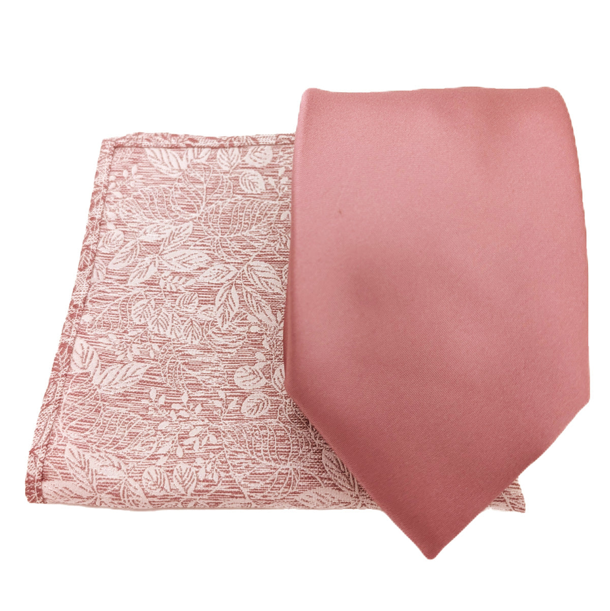 Mix and Match - Desert Rose Patterned & Desert Rose Wedding Tie Set