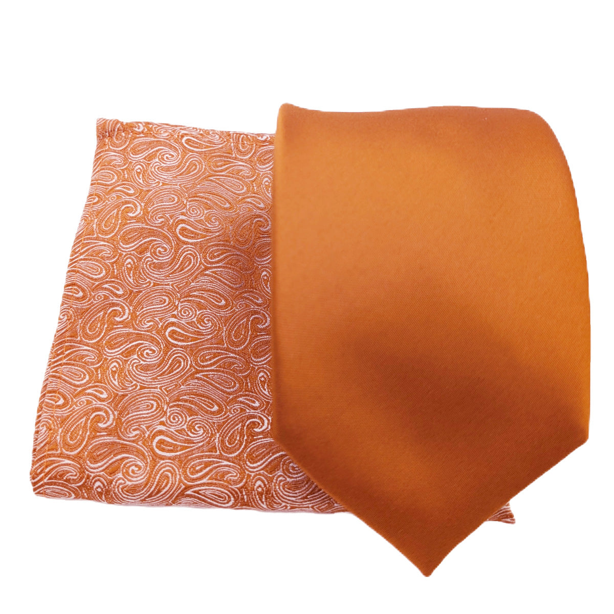Spice Paisley Pocket Square