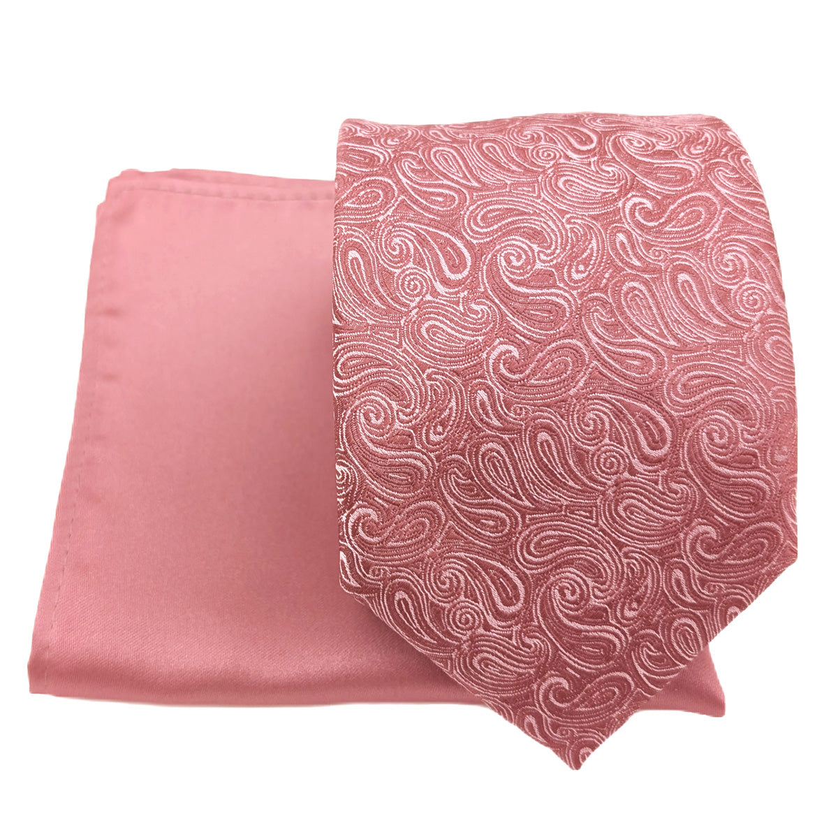 Mix and Match - Desert Rose Patterned & Desert Rose Wedding Tie Set