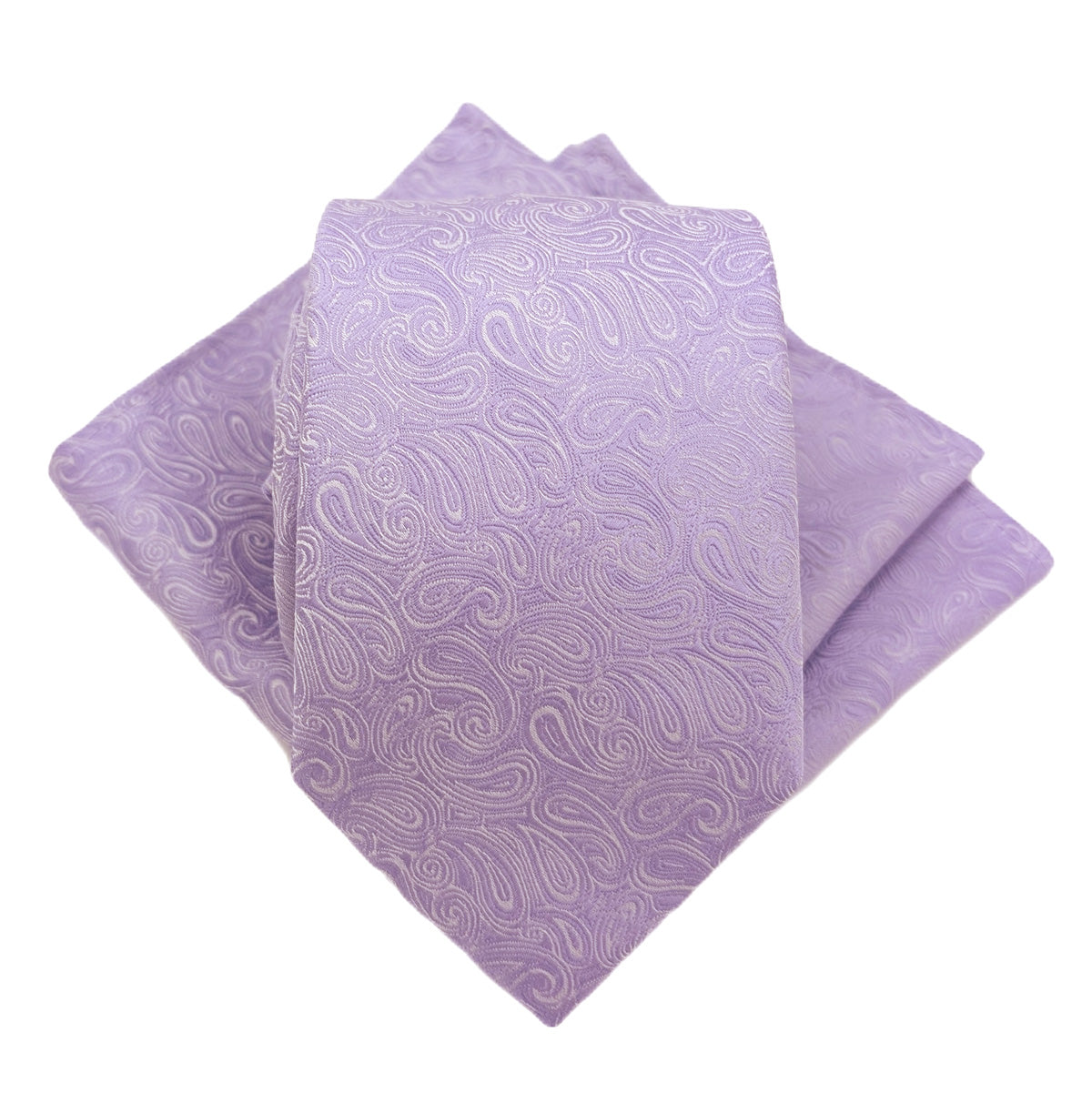 Cool Lilac Paisley Wedding Swatch