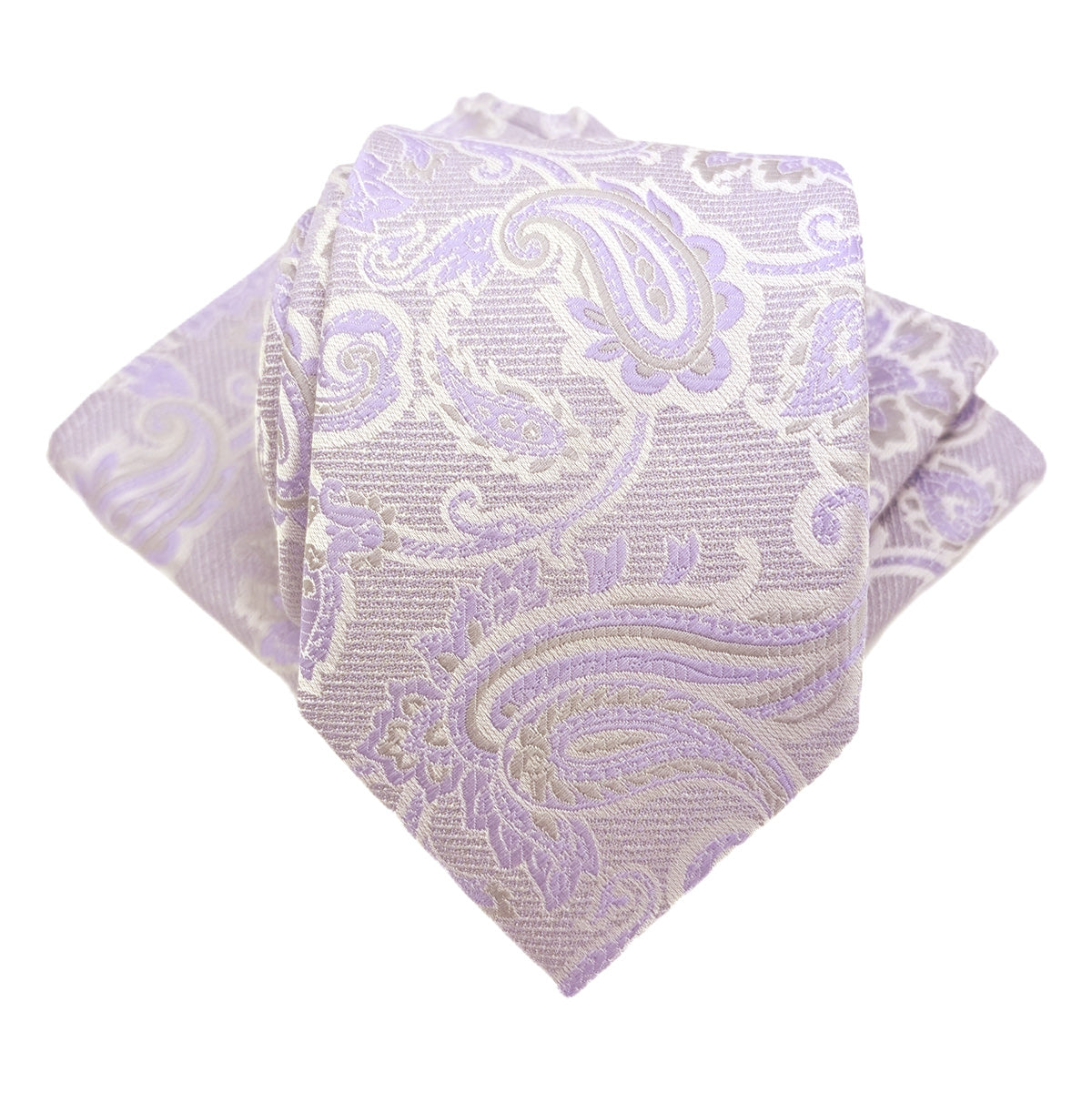 Cool Lilac Baroque Paisley Wedding Swatch