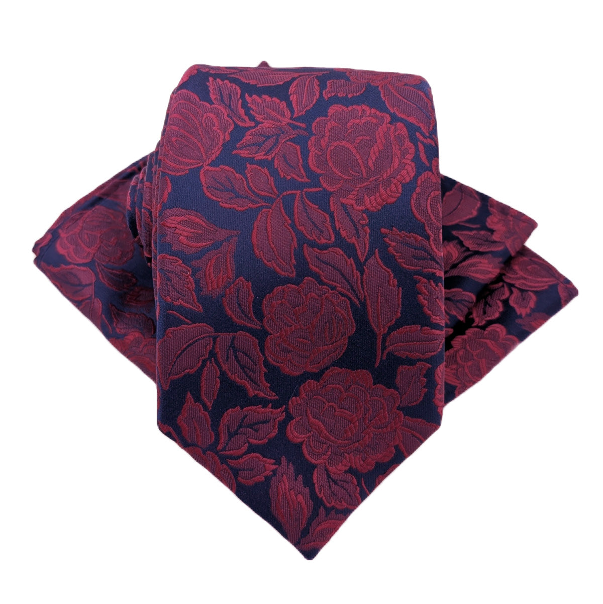 Cassis Roses Wedding Tie
