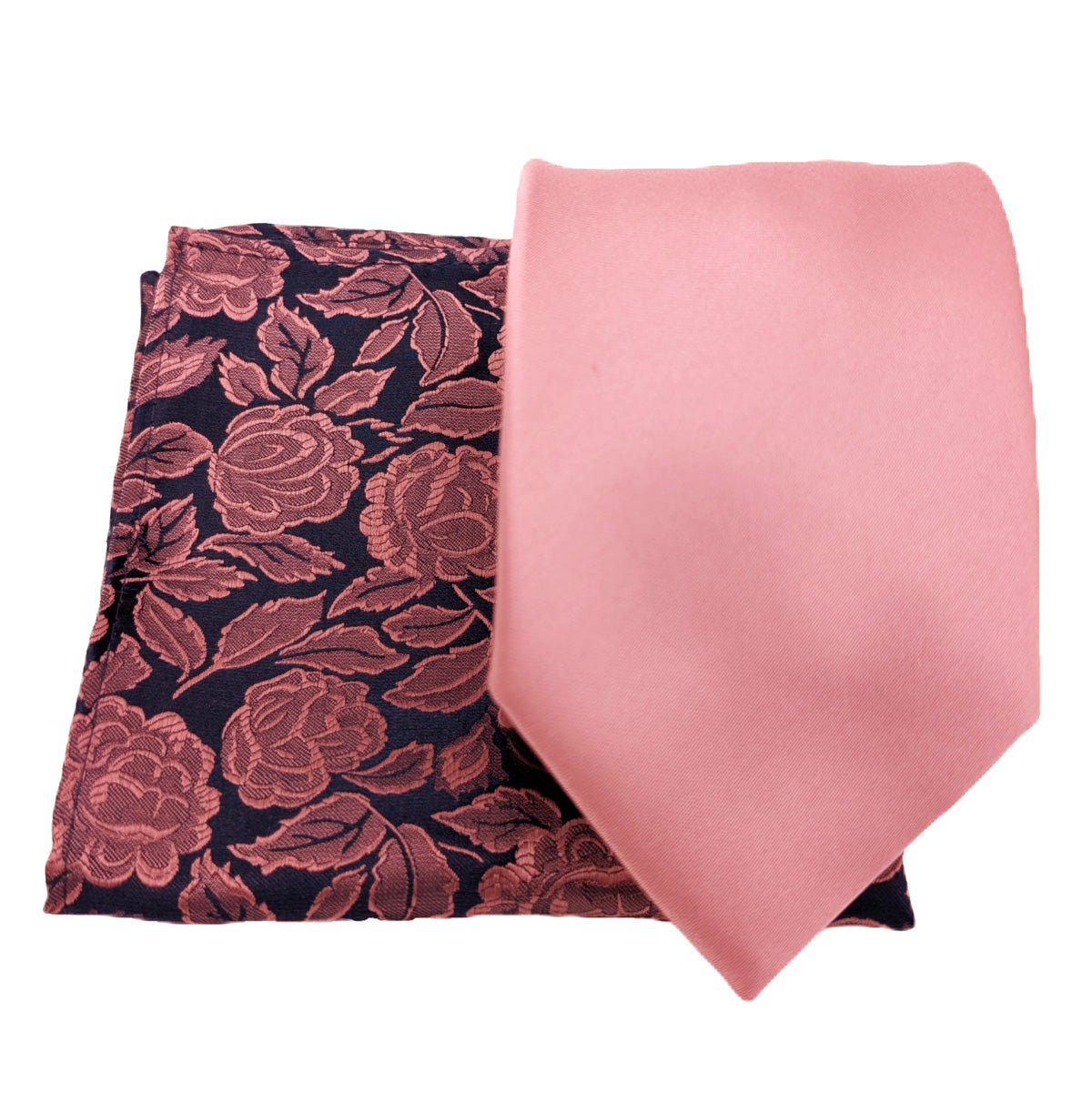 Mix and Match - Desert Rose Patterned & Desert Rose Wedding Tie Set