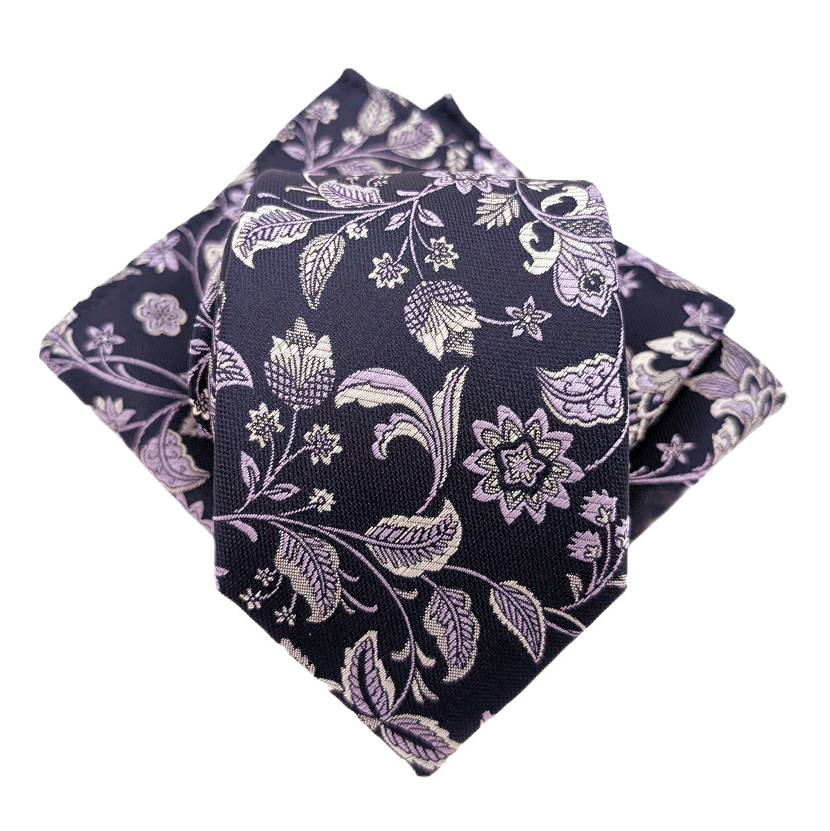 Cool Lilac Damask Wedding Swatch