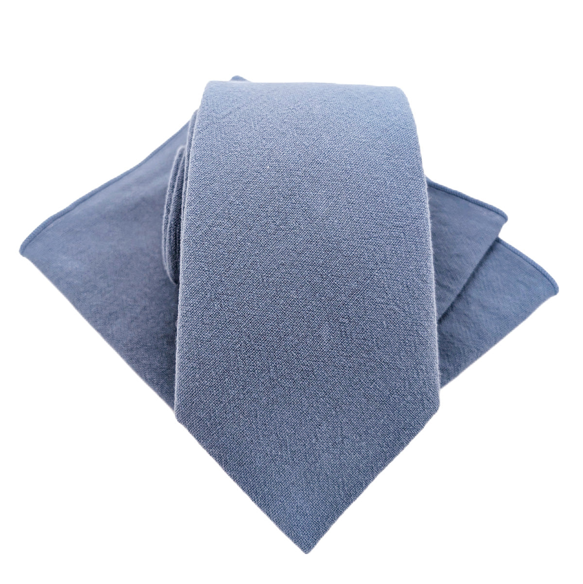 Silver Lake Blue Cotton Wedding Tie