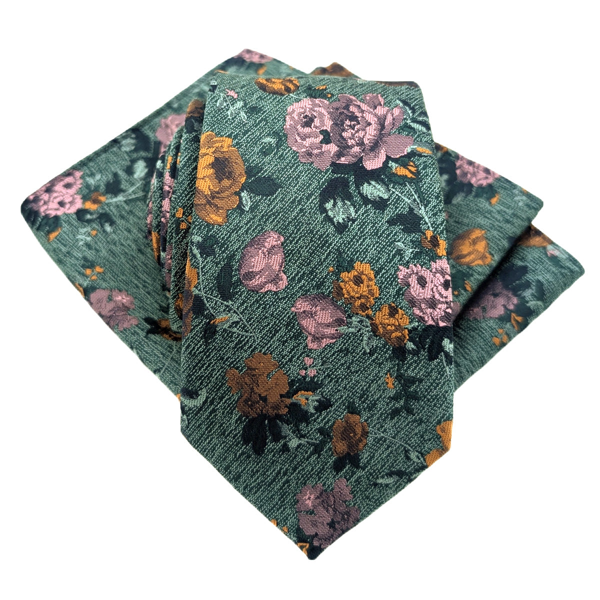 Meadow Vintage Floral Pocket Square
