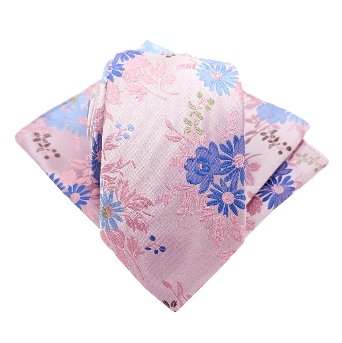 Pink Daisies Pocket Square