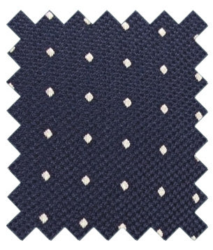 Navy Pin Dots Wedding Swatch