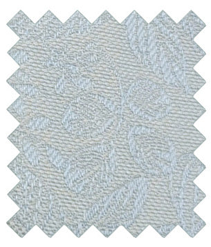 Cloudy Blue Woodland Leaves Wedding Swatch