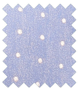 Cloudy Dots Silk Wedding Swatch