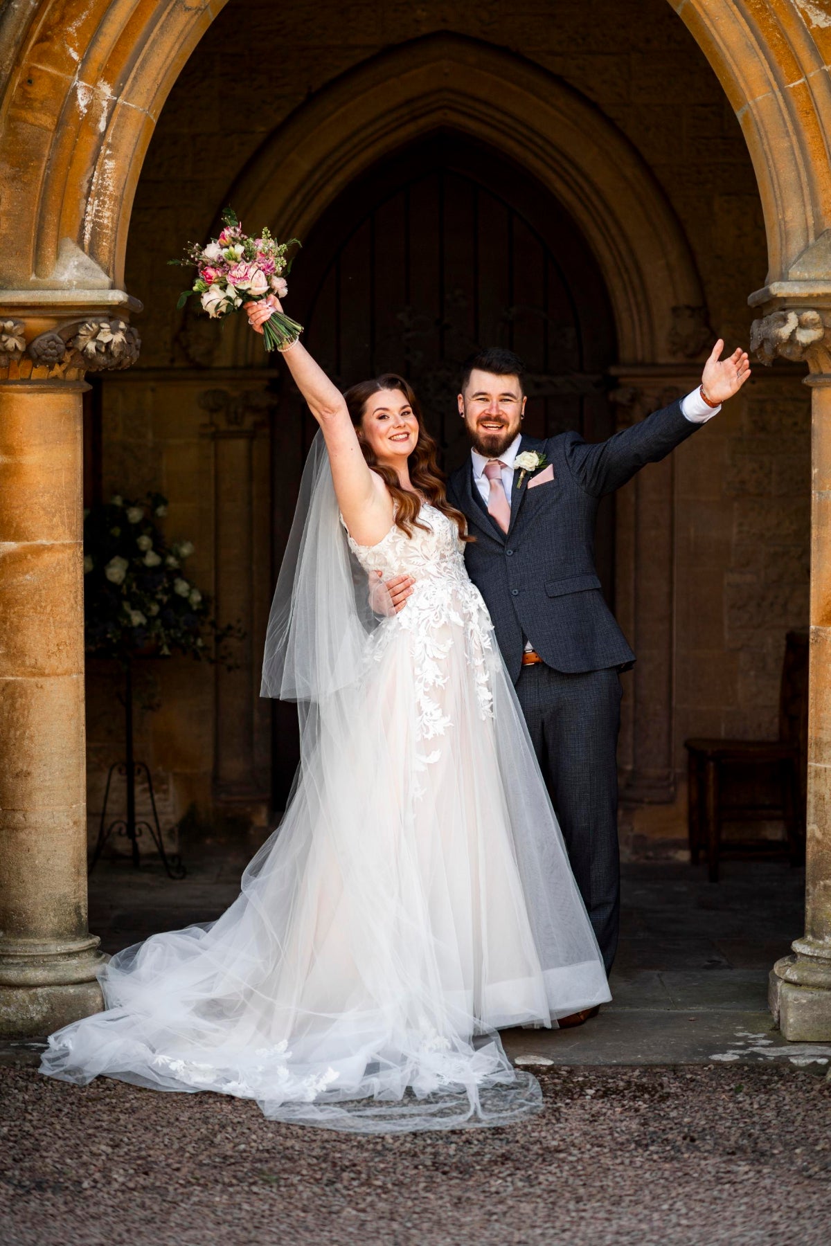 Suede Pink Wedding Swatch