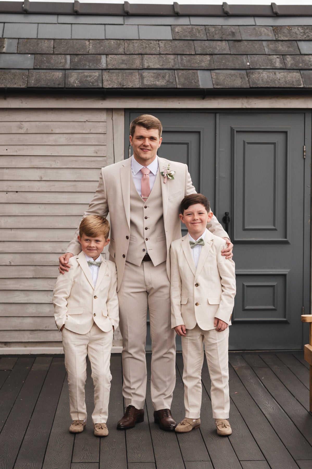 Light Sage Shantung Wedding Tie