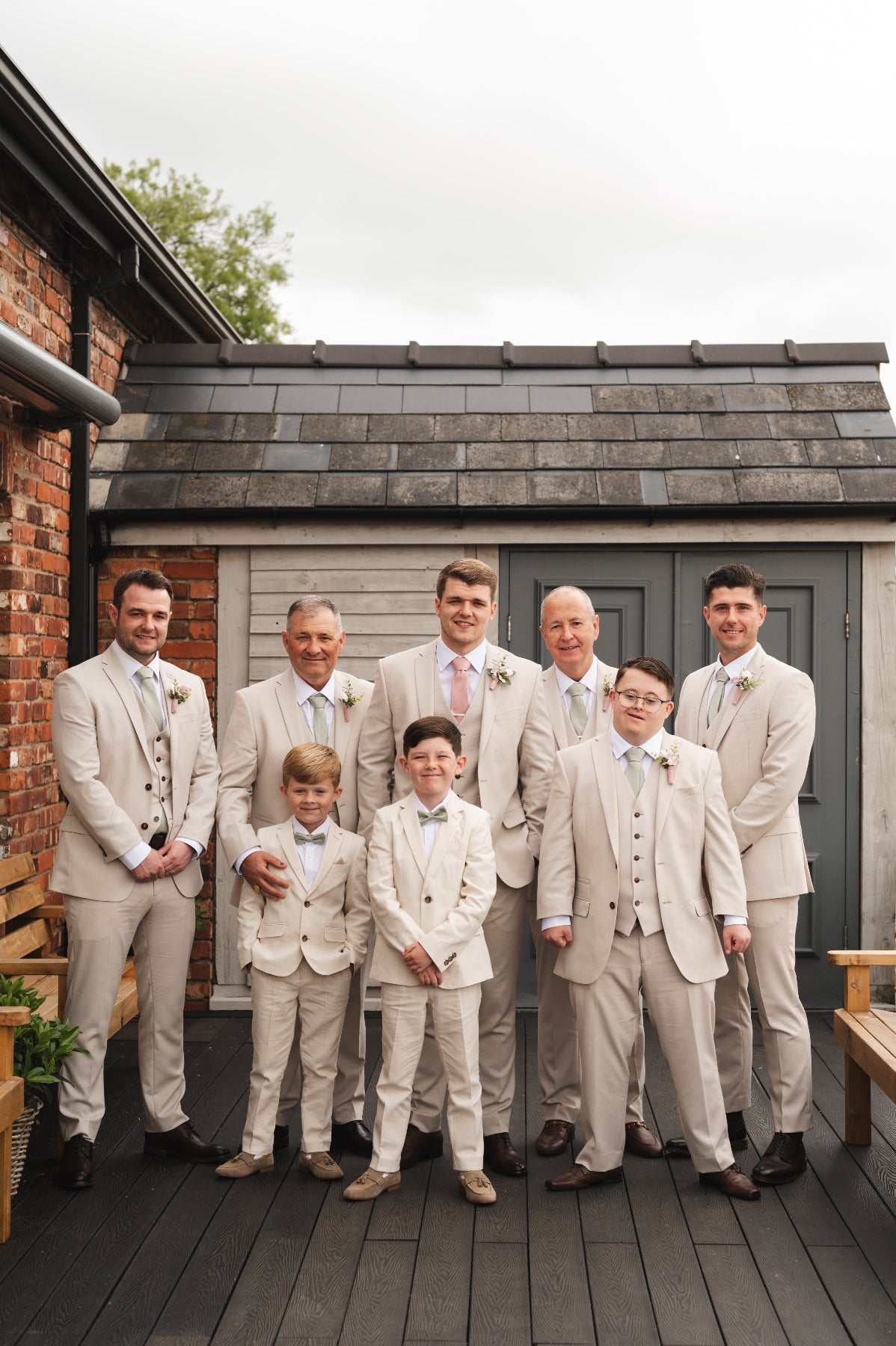 Light Sage Shantung Wedding Tie