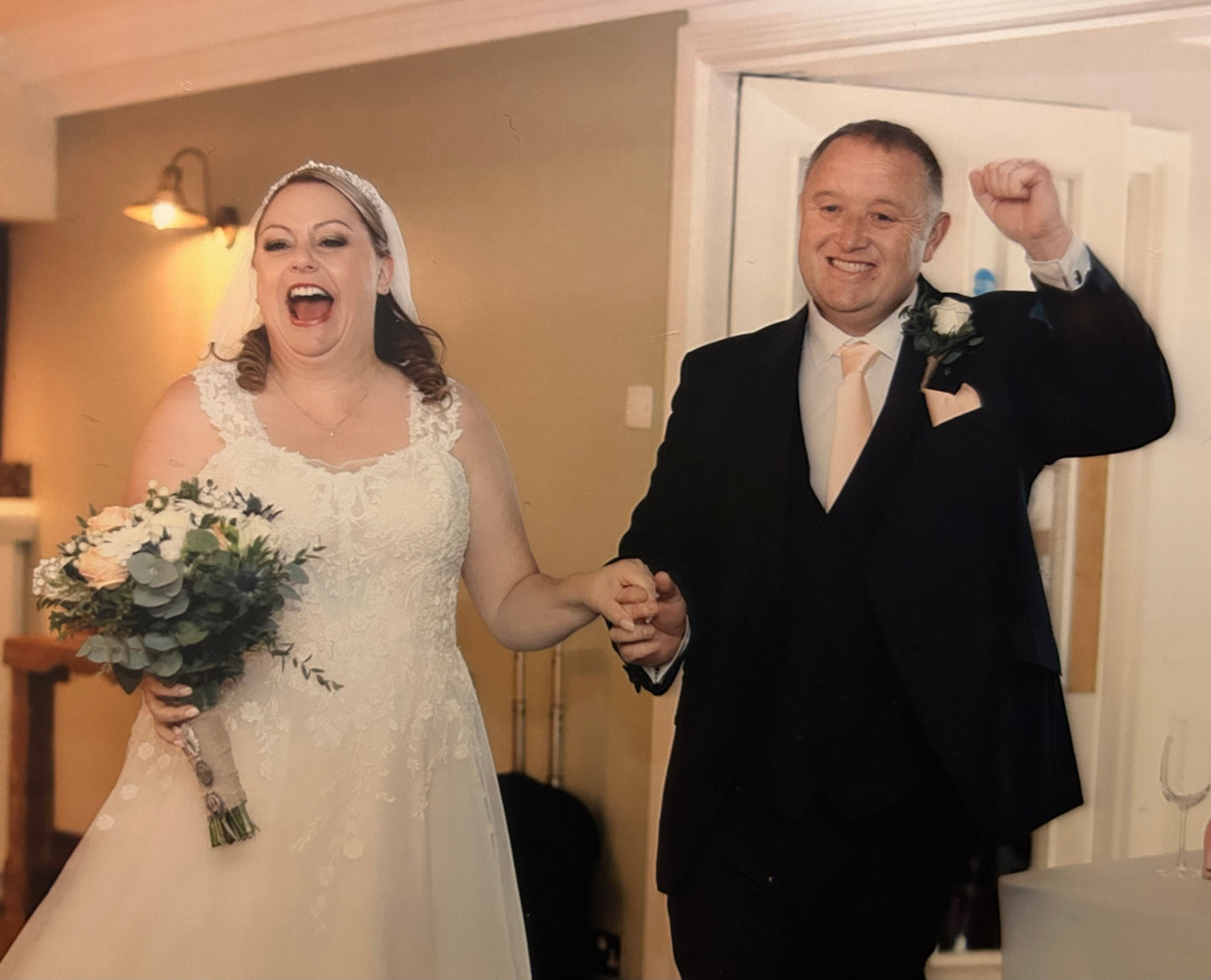 Pale Peach Wedding Tie