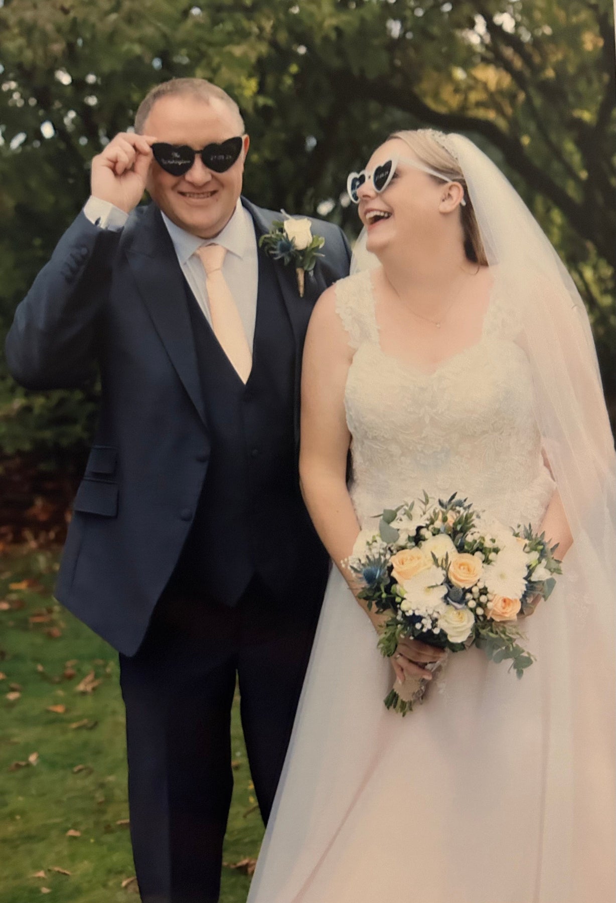 Pale Peach Wedding Tie