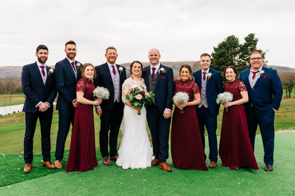 Mulberry Wedding Tie