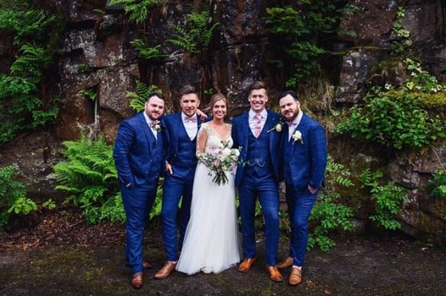 Mid Rose Wedding Tie