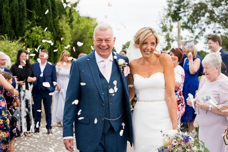 Shell Pink Wedding Tie