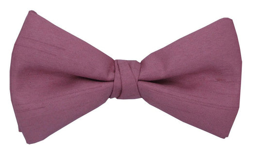 Amethyst Shantung Bow Tie