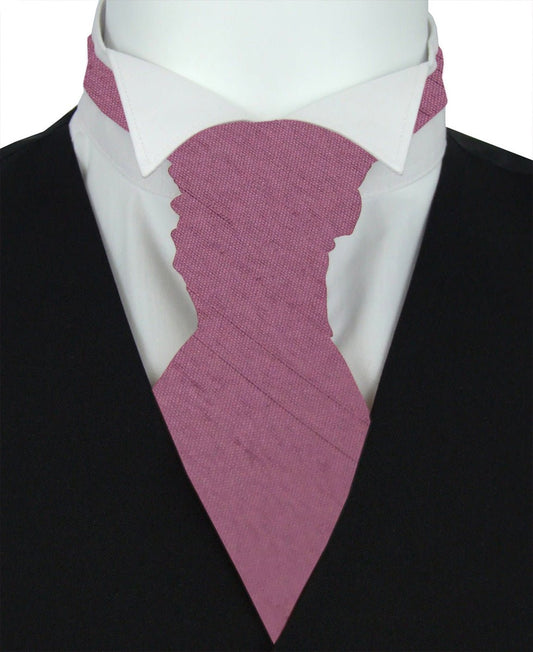 Amethyst Shantung Wedding Cravat