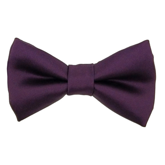 Aubergine Bow Ties - Wedding Bow Tie - Pre-Tied - Swagger & Swoon