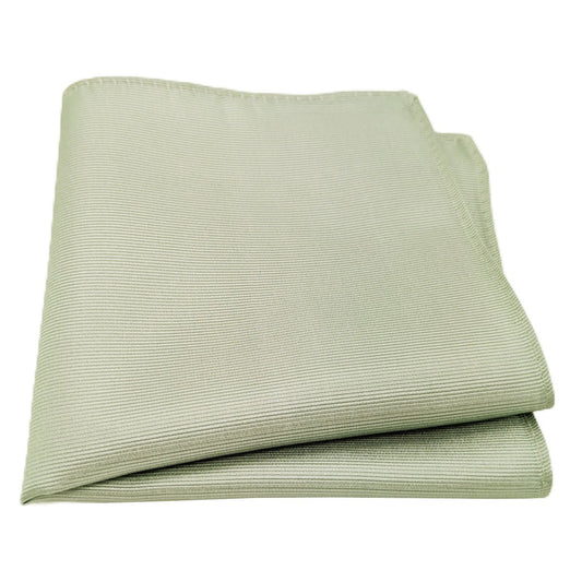 Celadon Silk Pocket Square - Wedding Pocket Square - - Swagger & Swoon