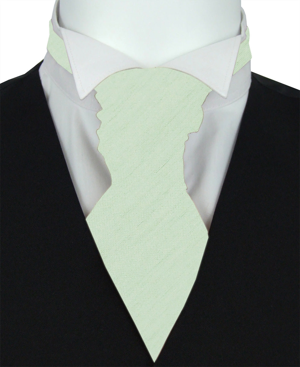 Water Mint Shantung Wedding Cravats