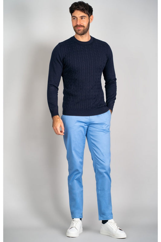 Dakota Azure Chinos - Chinos - 30S - Swagger & Swoon