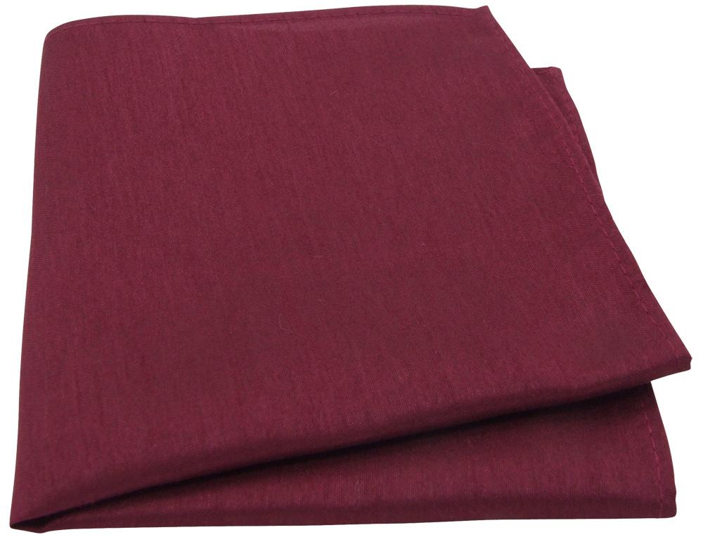 Dark Wine Shantung Pocket Square - Wedding Pocket Square - - Swagger & Swoon