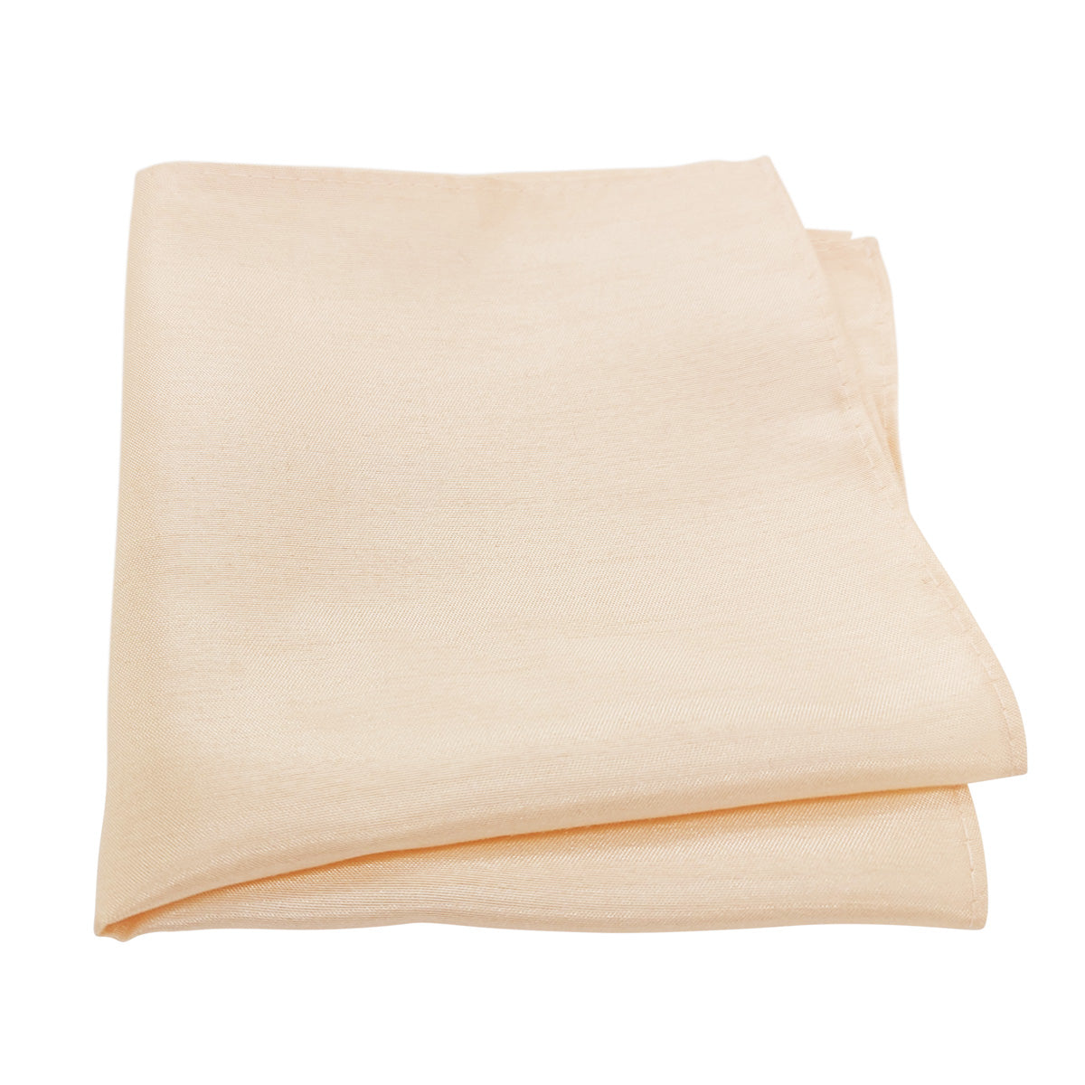 Vanilla Shantung Pocket Square