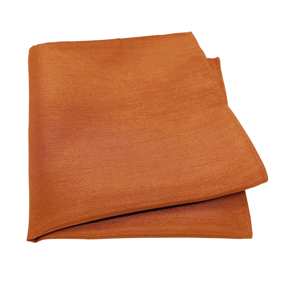 Ochre Shantung Pocket Square