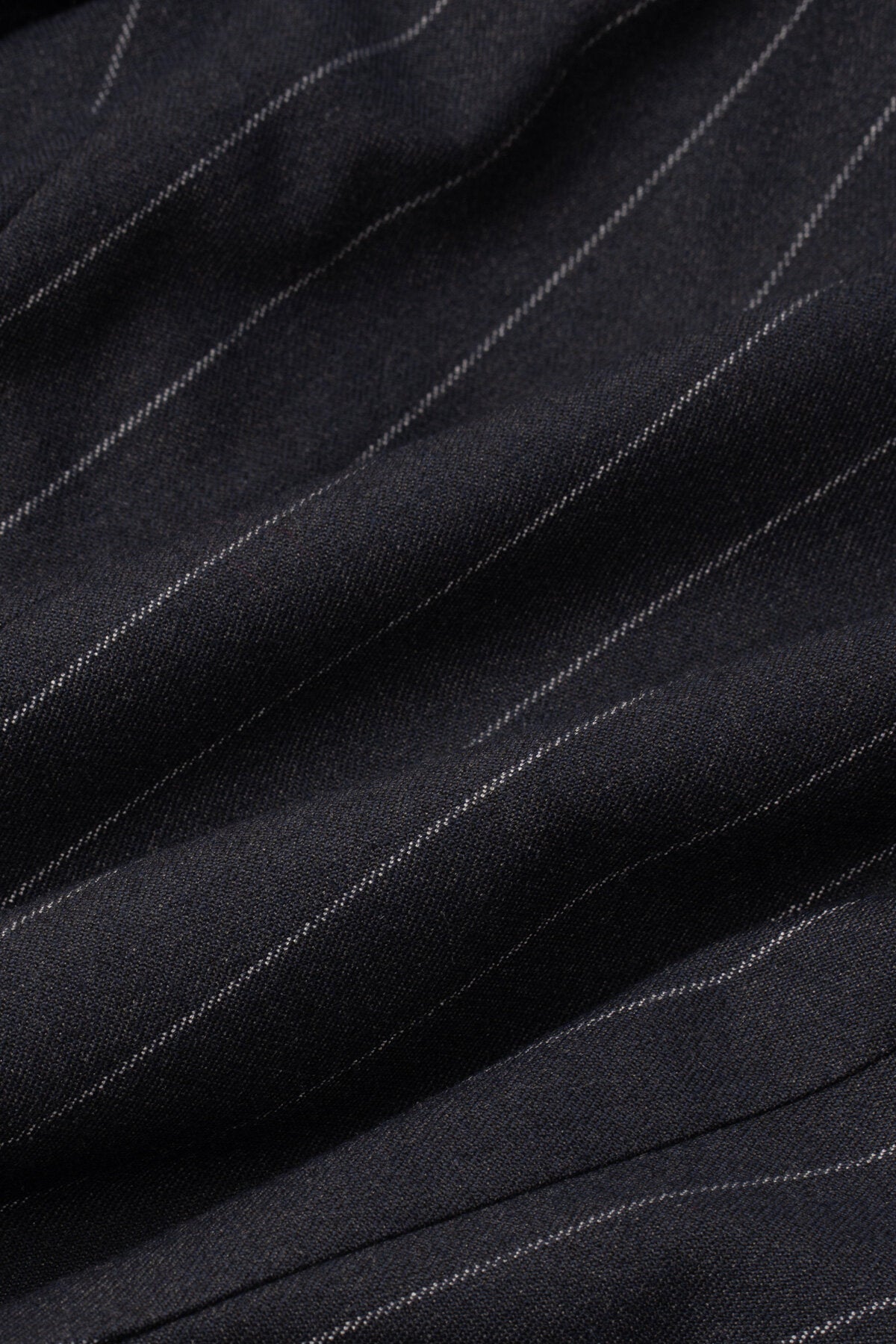 Invincible Navy Pinstripe Suit Swatch - Swatch - - Swagger & Swoon