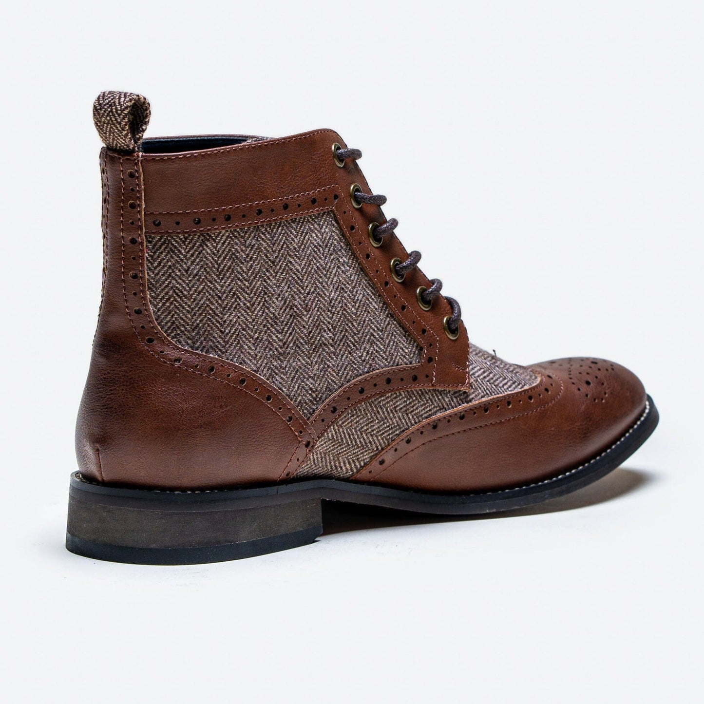Jones Brown & Tweed Boots - Boots - - THREADPEPPER