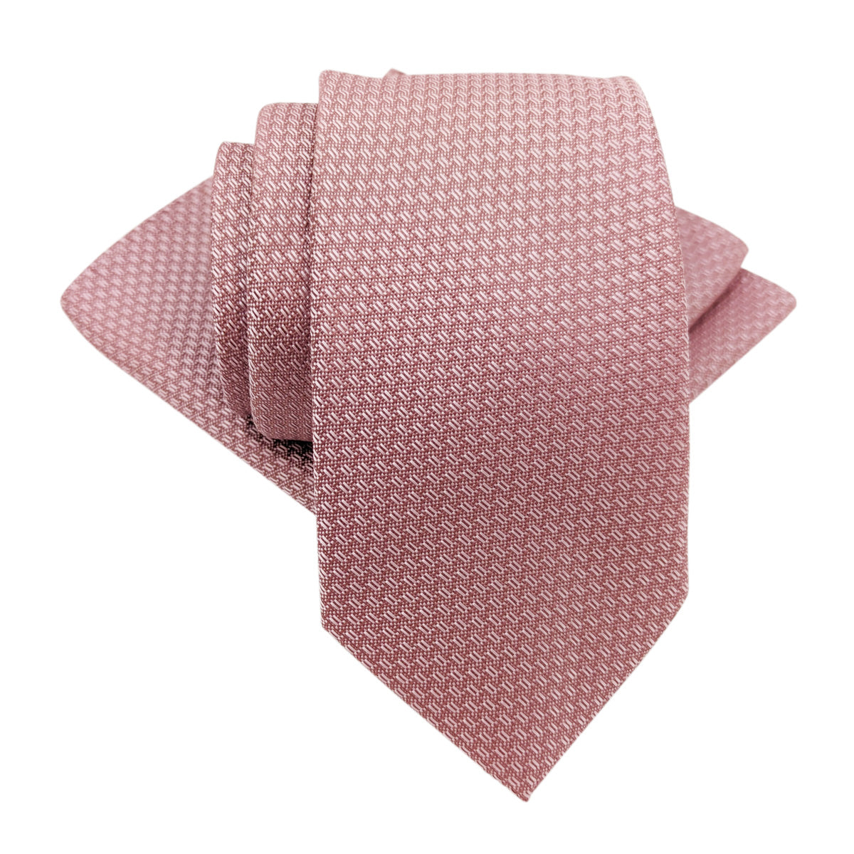 Mid Rose Woven Wedding Tie