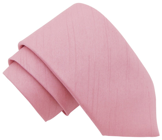 Sweet Pink Shantung Boys Ties