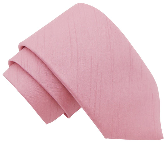 Sweet Pink Shantung Wedding Tie